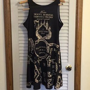 Harry Potter Maurders Map dress